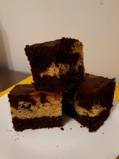 Una foto de Torta marmolada de manteca