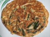 Tortilla de espárragos verdes