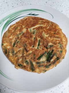Una foto de Tortilla de espárragos verdes