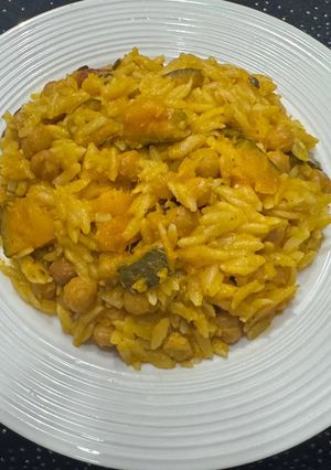 Foto di Risoni alla zucca e ceci