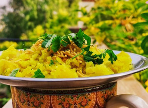 A picture of Kanda Poha.