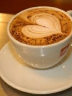 A picture of Foam coffee at home.
