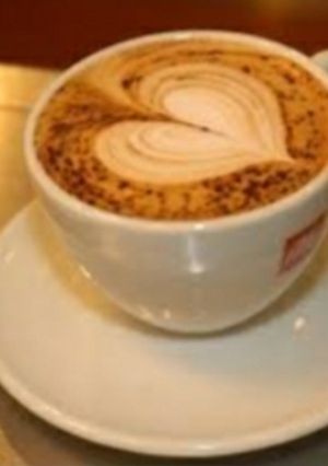 A picture of Foam coffee at home.