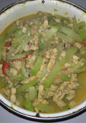 Foto resep Sayur labu kaldu ayam