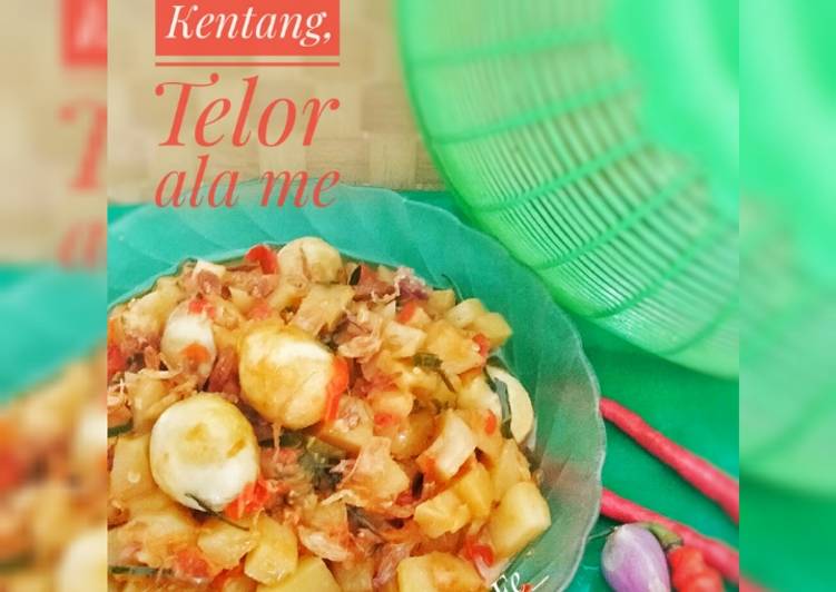 Sambal Goreng Kentang, Telor ala me