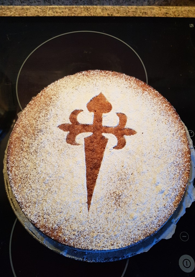 Una foto de Tarta de Santiago