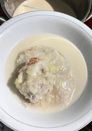 Foto resep 101. Serabi Wajan Kuah Durian