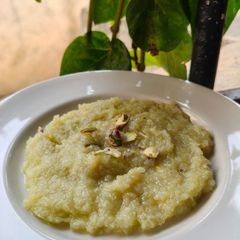 A picture of Bottle Gourd and Coconut Halwa.