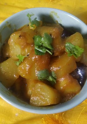 পেপের ডালনা (Peper dalna recipe in Bengali) রেসিপির প্রধান ছবি