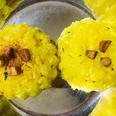 A picture of Moong dal khichadi.