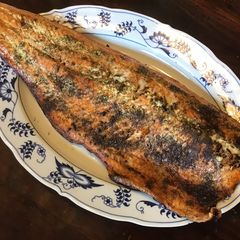 A picture of California Farm Griddled Barbecued Salmon.