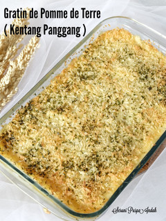 Foto resep Gratin de Pomme de Terre (Kentang Panggang)