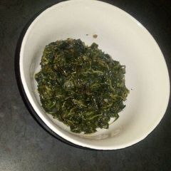 A picture of Umrogo(wild spinach)imbuya.