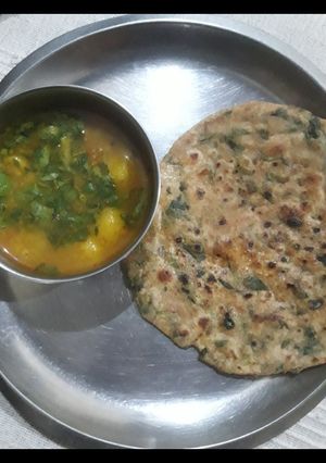 मेथी का पराठा (methi ka paratha recipe in Hindi) रेसिपी मुख्य फोटो