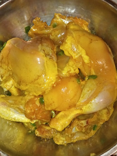 عکسی از دستور مزه دار کردن مرغ❤️
