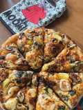 Focaccia Bread Pizza หน้าแน่น ไม่ใช้แป้งสำเร็จรูป (อบหม้ออบลมร้อน) **วิธีทำบรรยายในภาพ