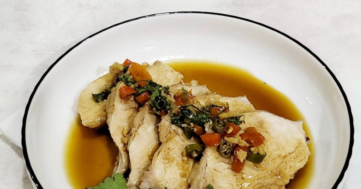 resep-steamed-chicken-with-thai-sauce-ayam-kukus-dengan-saus-ala-thai