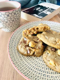 Une photo de Cookies Chocolat au lait - noisettes