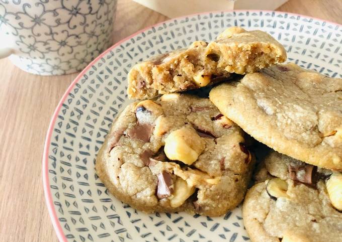 Cookies Chocolat au lait - noisettes