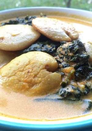 Foto resep Gulai Daun Singkong & Jengkol