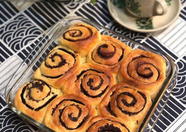 Anti Ribet, Memasak Chocolate roll (ala2 cinnamon roll) Rumahan