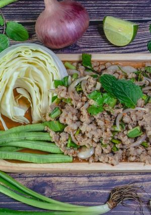 รูปของ ลาบหมู ทำง่าย อร่อย แซ่บสะใจ