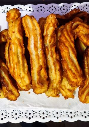 Una foto de Churros caseros