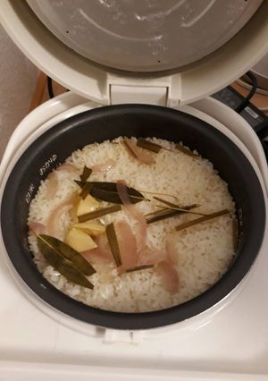 Foto resep Nasi Liwet Rice Cooker