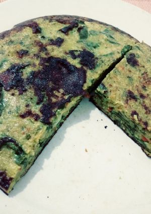 Una foto de Tortilla de verduras