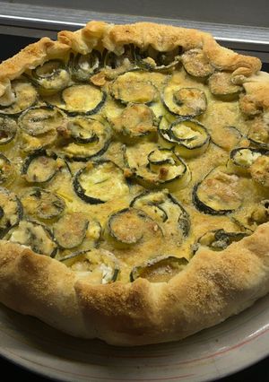 Foto di Torta Salata con Zucchine e Feta