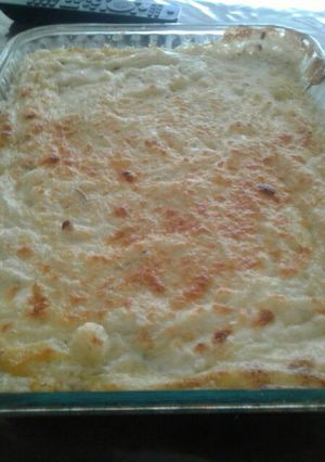 Una foto de Pastel de papas.-