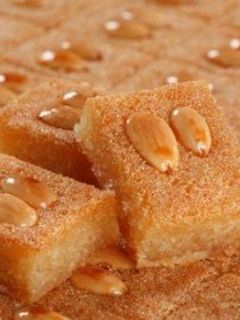 صورة لوصفة طريقة عمل بسبوسة سهلة