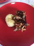 Costela de porco com bbq