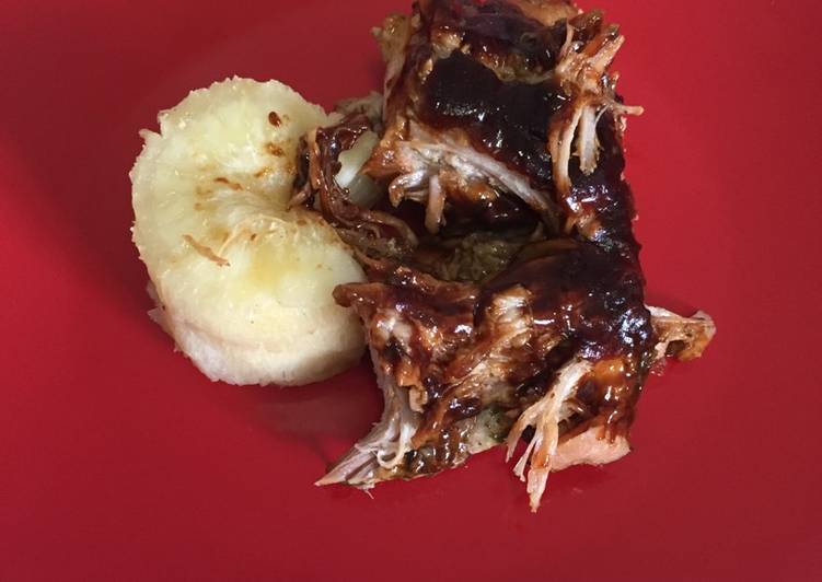 Costela de porco com bbq - Tudogosreceitas