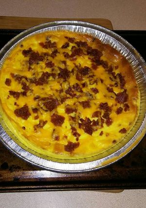 A picture of Quiche (w/out crust).