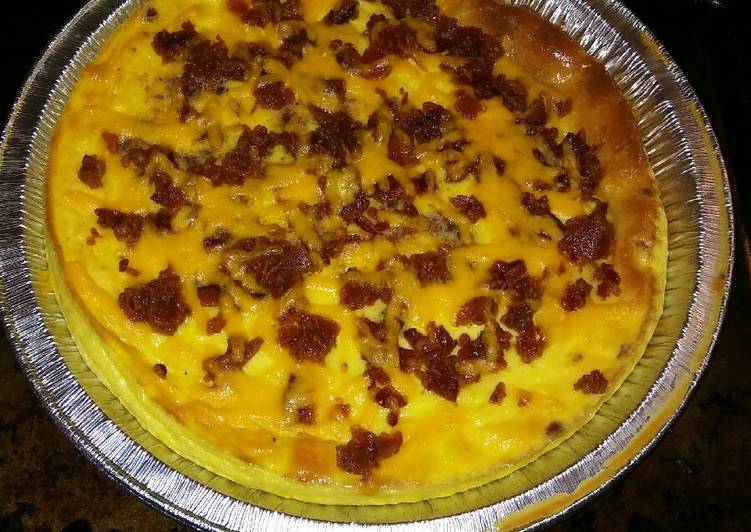 Step-by-Step Guide to Prepare Yummy Quiche (w/out crust)