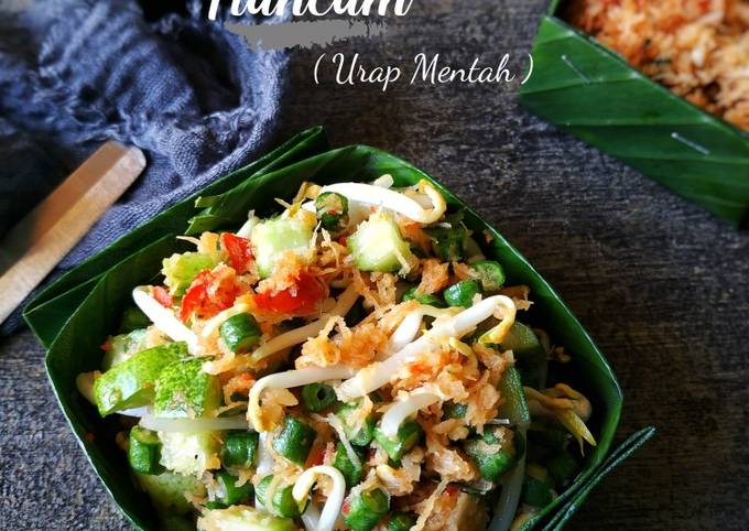 Yuk intip, Bagaimana cara membuat Trancam (Urap Mentah) yang nagih banget