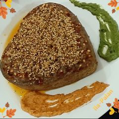 Lahsuni Whole Massor Dhokla A picture of Lahsuni Whole Massor Dhokla.