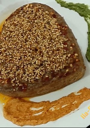 A picture of Lahsuni Whole Massor Dhokla.