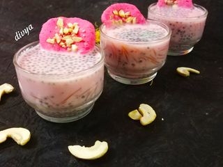 Rose sandesh in sabza fallooda kheer