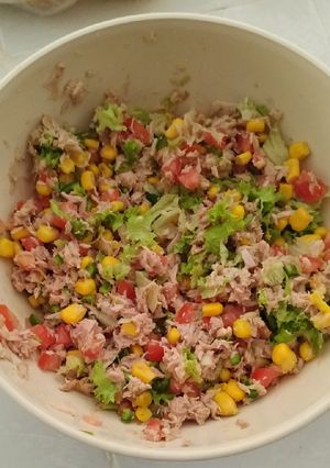Una foto de Ensalada de atún