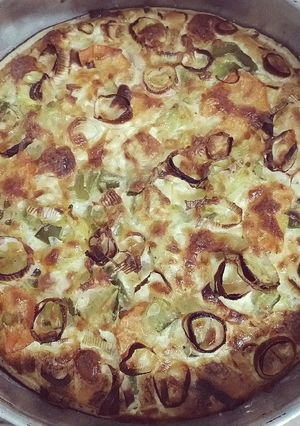Una foto de Riquísimo y saludable quiche de verduras 💚 ¡Rinde 8 porciones!