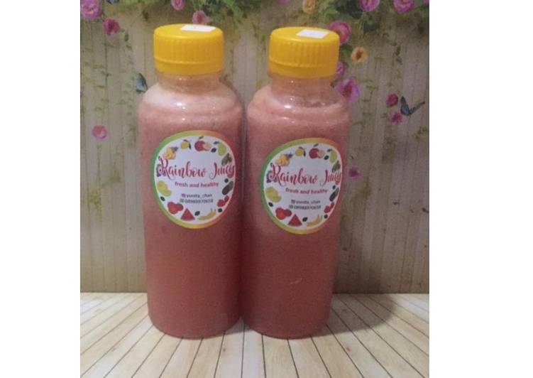 Diet Juice Pomelo Pineapple Sapodilla (Sawo) Cranberry