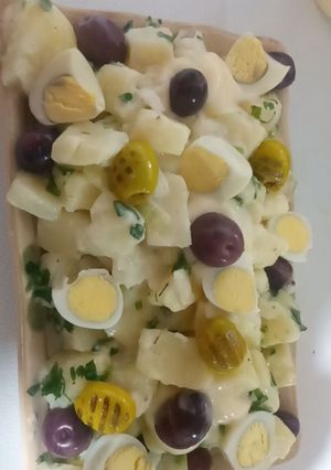 صورة لوصفة سلطة بطاطا