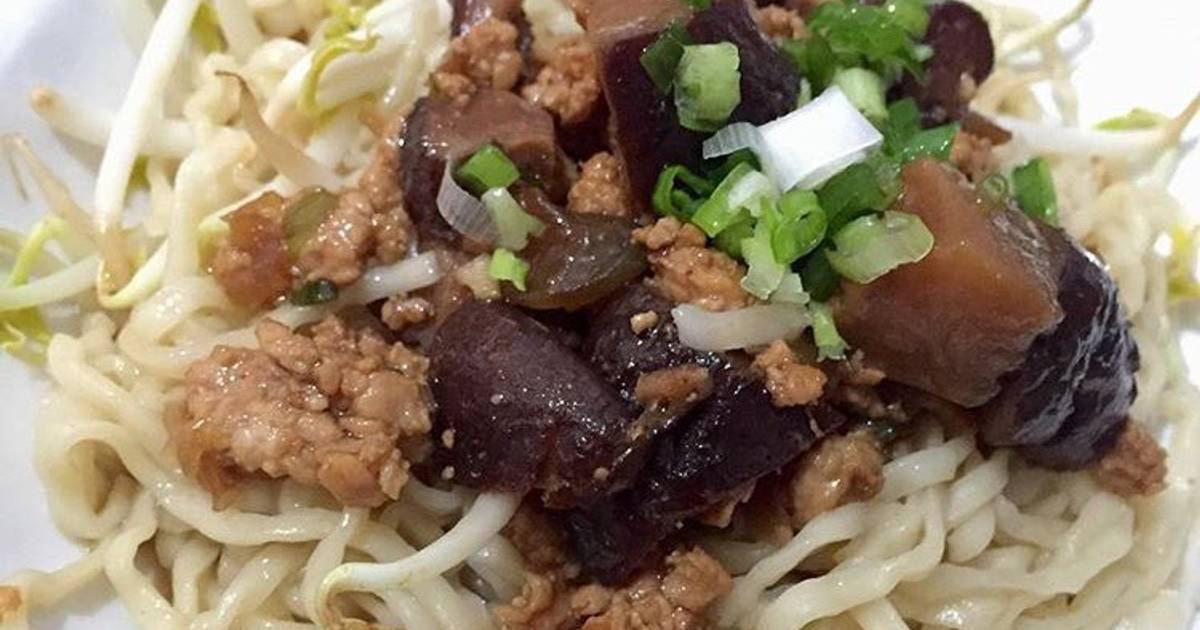Mie Ayam Jamur - Homemade