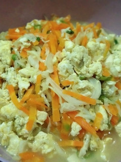 Foto resep Orek" Tahu Telur Sayur