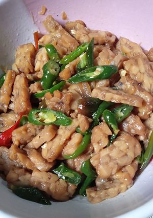Foto resep Oseng Tempe Cabe Hijau