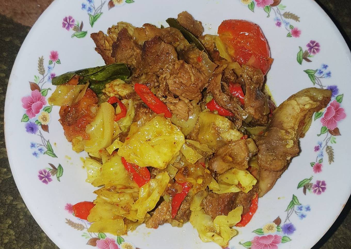 Tongseng daging kambing enak