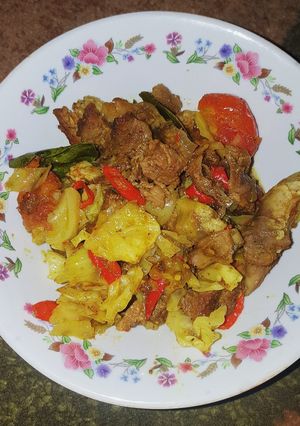 Foto resep Tongseng daging kambing enak