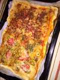 Mitad pizza vegetariana 🧡 🧡